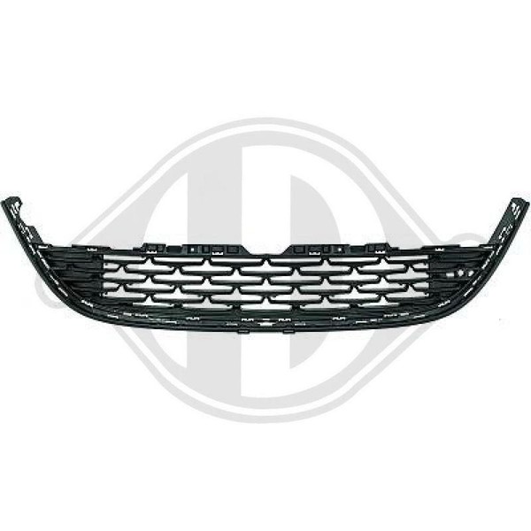 1X LüFtungsgitter StoßFäNger Diederichs 1807145 Hd Priority Parts FüR Opel Mitte-image