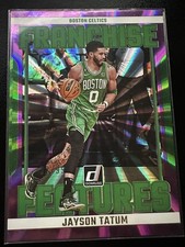 2023-24 Donruss - Franchise Features Jayson Tatum #1 Holo Purple Laser /99
