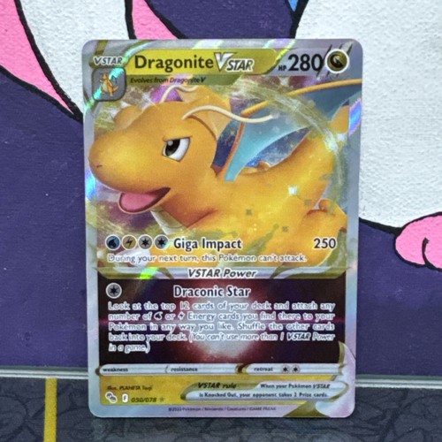 Dragonite Vstar - 050/078 Pokémon GO Ultra Rare Pokemon - NM/MINT