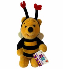 Disney Winnie The Pooh Honeybee Pooh Vintage Plush Animal Mattel 1997 NWT