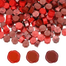 Wax Seal Beads, 600 Pcs Wax Sealing Beads, Brown Red/Wine Red/Red