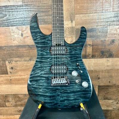 Charvel Pro-Mod Plus Dinky DK24 QM - Midnight Ocean, Gig Bag, Free Ship, 512
