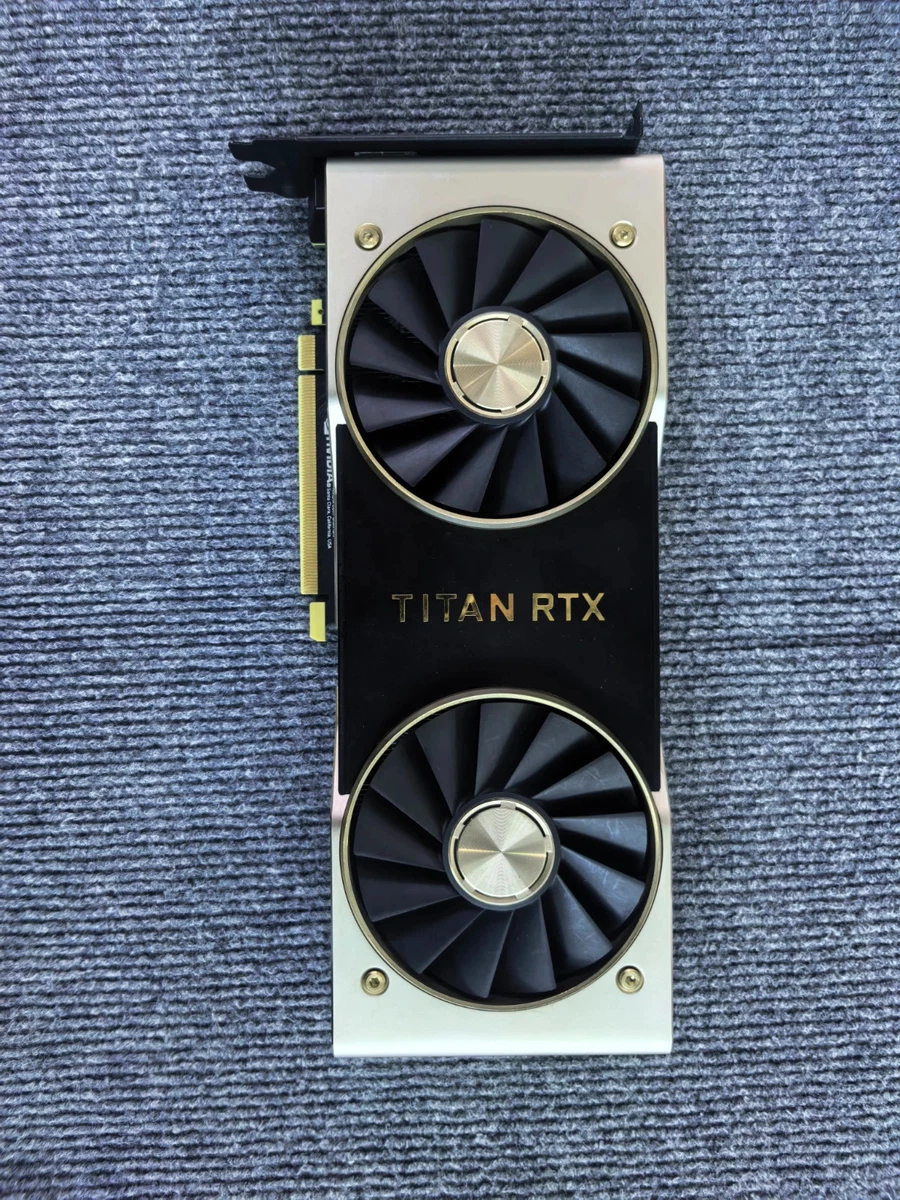 NVIDIA Titan RTX 24GB GDDR6 PCIe 3.0 CUDA GPU Graphics Card for Workstation AI