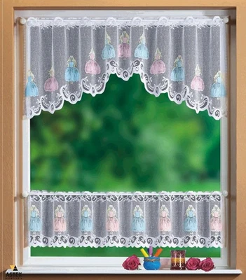 GARDINENBOX Juego de 2 cortinas de cristal KIDS, 30/50x160, 33532
