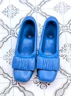 Vintage Mod Barbie Royal Blue Squishy Bow Shoes flats Japan Outfits Listed 1960s