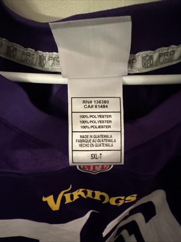 Minnesota Vikings 5xl Tall Rudolph NWT - Picture 7 of 11