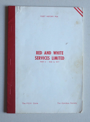 PSV CIRCLE PG8: RED & WHITE SERVICES PART TWO - 1946-1977