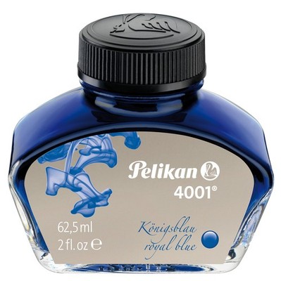 Pelikan Tinte 4001 im Glas königsblau Inhalt: 62,5 ml