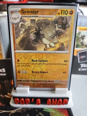 Graveler 075/165 Sv: Scarlet & Violet 151 Reverse Holo