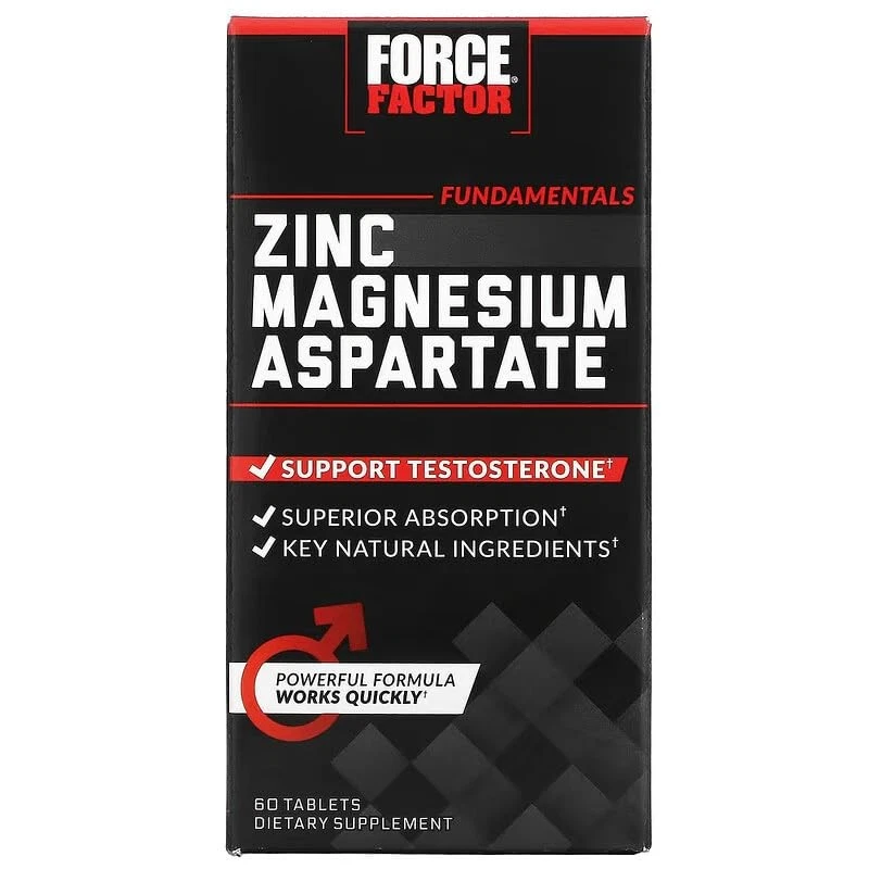 Force Factor Zinc Magnesio Aspartato, Zinc Magnesio Suplemento para Aumentar Foto 3 de 4