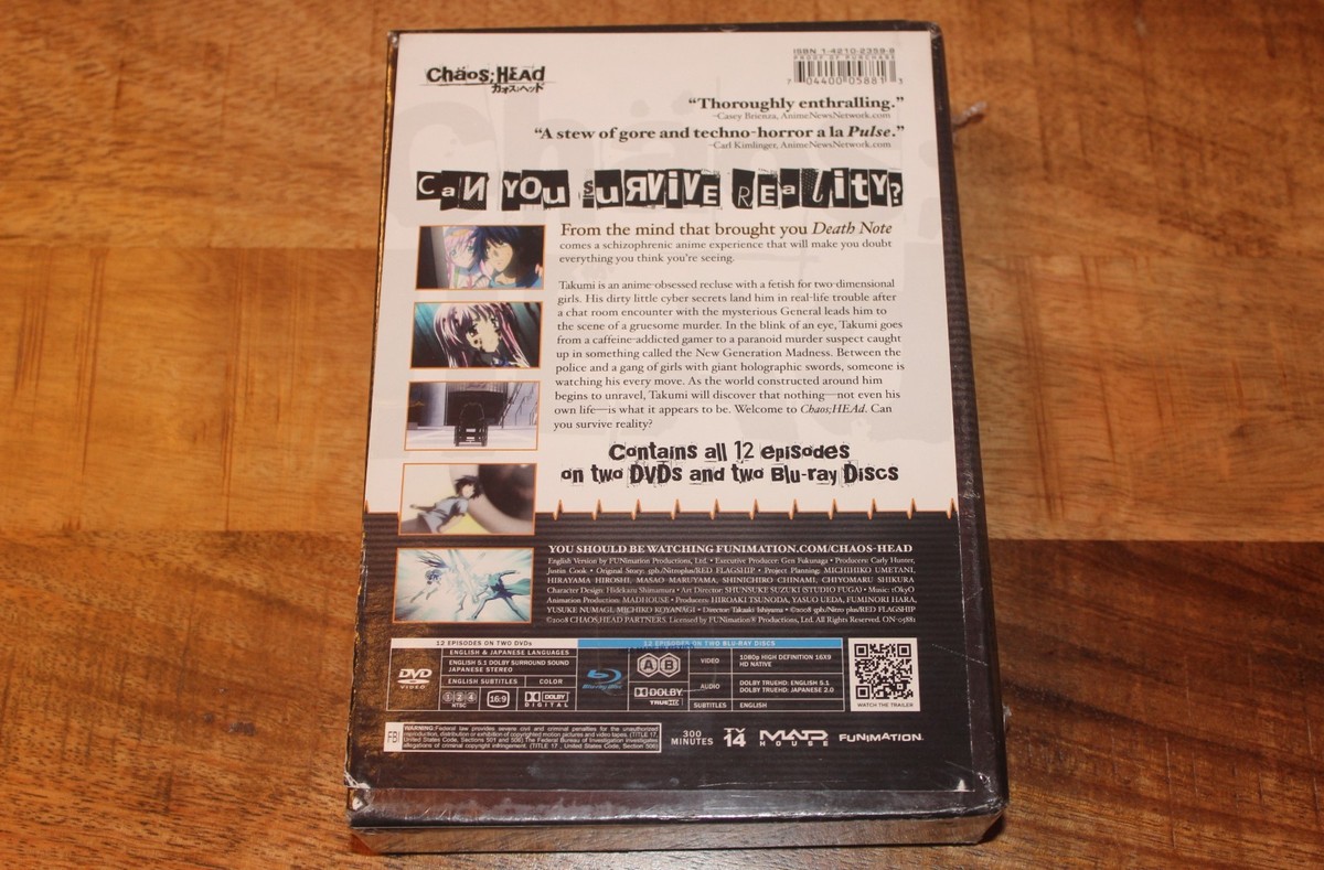 ChaosHEad: The Complete Series (Blu-ray Disc, 2011, 4-Disc Set