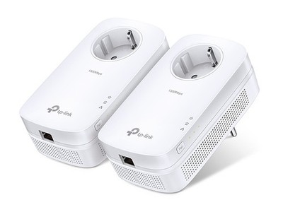 TP-Link TL-PA8010P-KIT AV1300 Gigabit MIMO Powerline Adapter KIT mit Steckdose