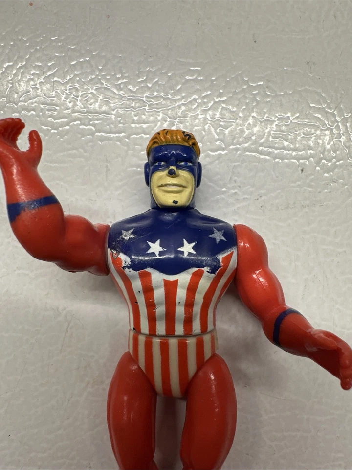 Figura de acción The Shield Mighty Crusaders Archie Comics 1984 Remco Foto 2 de 3