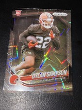 2025 Panini Prizm - Rookies Dylan Sampson #365 Lazer Prizm (RC) Cleveland Browns