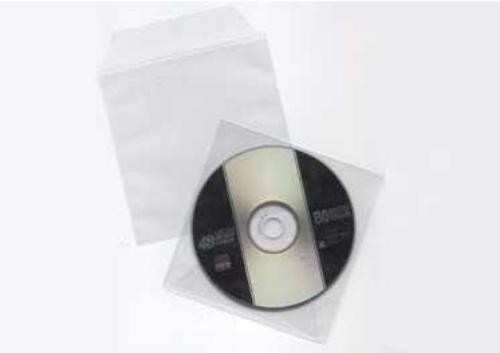 Think Xtra TX Sleeves Covers for Optical Disk Transparent White Polypropyle 2190₽