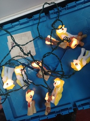 2014 Hasbro My Little Pony Holiday light set Dr. Hooves and Derpy string Lights 