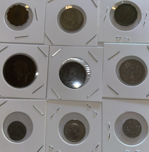 Riesige Münzsammlung antike amerikanische und ausländische Münzen Steuer/Tarif Token Lot #6 - Bild 14 von 24