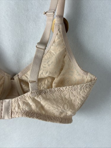 Wacoal Bra Size 30DDD Sand Halo Floral Lace Unlined Convertible Natural Nude B40 - Picture 14 of 16