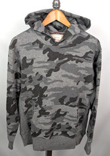 CHAMPION x TODD SYNDER Camo Hoodie Sz L Gray Made in USA Tri-Blend Men's
