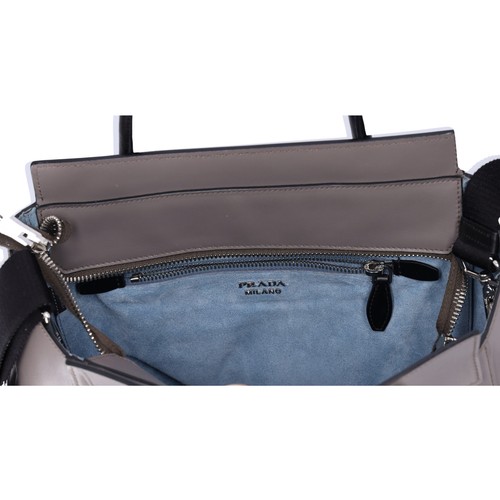 Prada City Etiquette Tote Grey Calf Leather - Picture 6 of 8