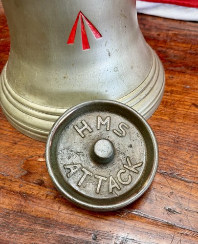Hervorragendes massives schweres Bronze Royal Navy HMS Angriffsgeschütz Tampion oder Stecker 1. Weltkrieg - Bild 2 von 6