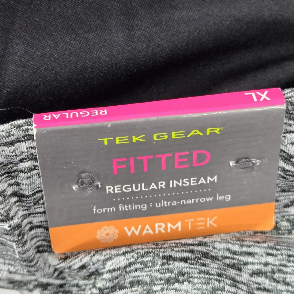 Pantalones Tek Gear Mujer Ropa Activa XL Negros Bloques de Color Cálidos Rendimiento Ultra Foto 4 de 4