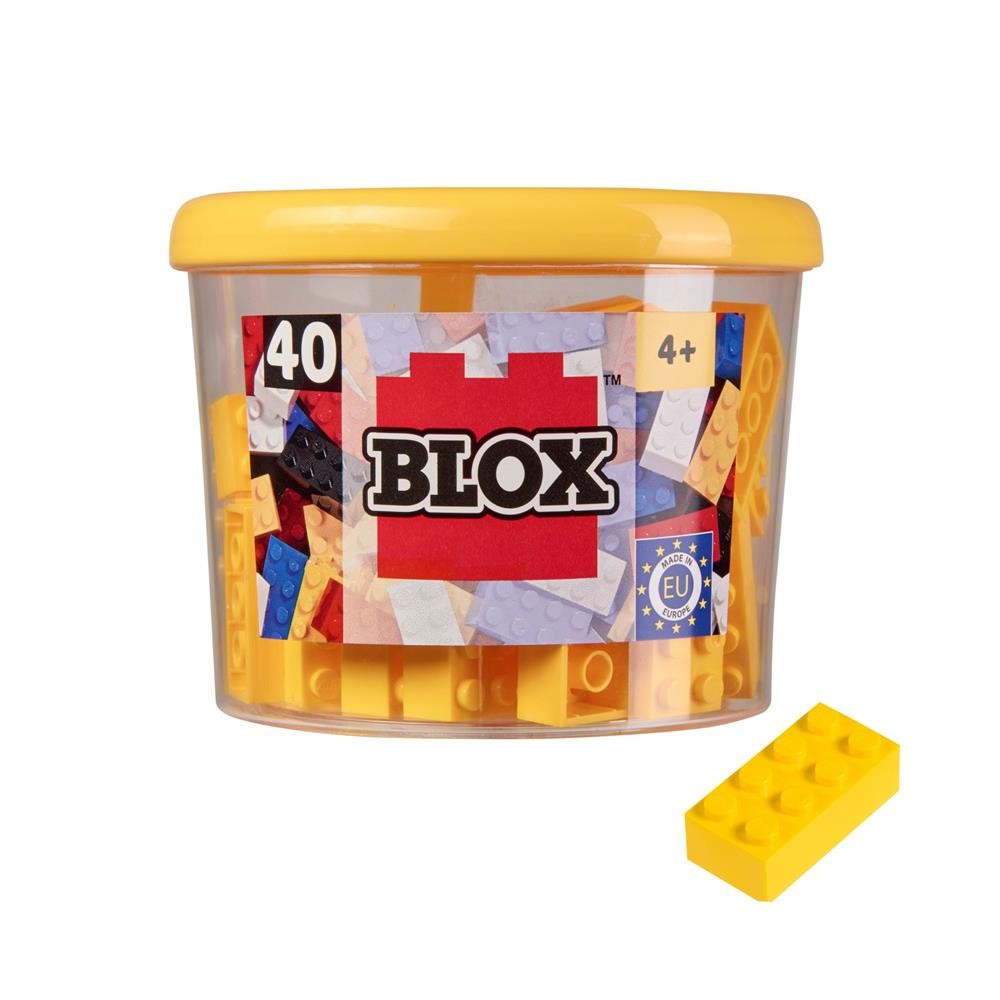 Simba Blox 40 8er Bausteine gelb в дозе Klembausteine Konstruktionsspielzeug