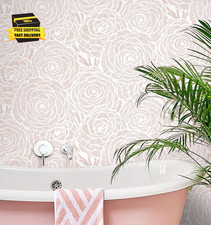 Pink Wallpaper Floral Peel and Stick Wallpaper Modern Flower Contact Paper for B