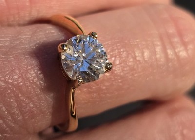 Vintage Napier Ring Solitär