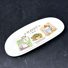 Melamine Ware YuYu Child's Small Plate Friend of Hanny Friends Hamster Lot 2
