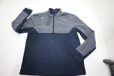 Greyson Golf Comanche Pullover Mens Size Medium Grey/Navy 989B 01261703 New