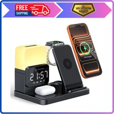 6-in-1 Wireless Charging Station,Charger Stand for Apple Devices for Gifts