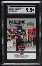 2017 Contenders Draft Picks Passing Grades Patrick Mahomes II SGC 9.5 Mint+ 09gu