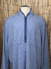 johnnie-O Mens LS 1/2 Zip Pullover-Size XXL-NWT-Cotton Poly Blend