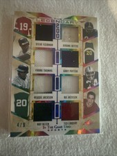 2022 Leaf Legendary 200 Game Used 8 Player Jerseys!  Bo & Reggie Jackson! 4/9 