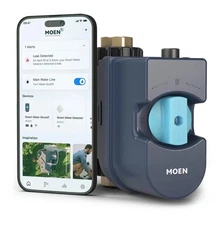 MOEN 900-001 Flo Smart WiFi Water Monitor & Automatic Shutoff Sensor 3/4”
