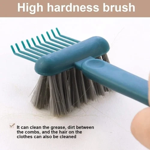 1 Pc 2-in-1 Hair Brush Cleaner Tool Mini Comb Cleaning Brush Remover Dust Tool - Picture 5 of 9