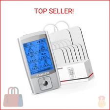 TENKER TENS Unit Muscle Stimulator, 24 Modes EMS Machine for Pain Relief Therapy