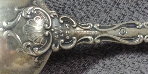 1904 Gleenwood Iowa Mills Co Sterling Silver Souvenir Spoon Antique 19.8 Grams - Picture 12 of 23
