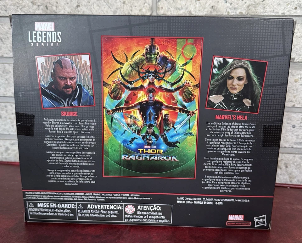 Figura Hasbro Marvel Legends 6” Hela Scourge 2pk Thor Ragnarok Completa Foto 2 de 4
