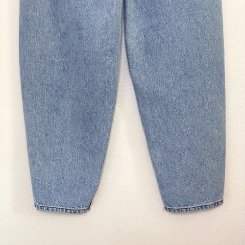 Free People We The Free Westward Barrel Jeans High Waist Tapered Light Wash 25 - Picture 11 of 16
