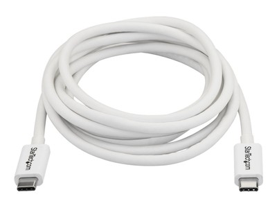 StarTechcom Thunderbolt 3 2m 20Gbps 100W PD 4K Thunderbolt Certified Cable