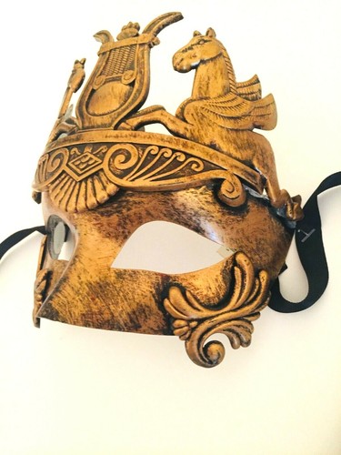Masquerade Mardi Gras Collectible Hand Painted party Events Venation Masks - Picture 9 of 9