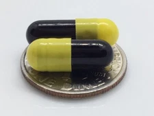  Yellow Size 4 Empty Gelatin Capsules also known as Gelcaps
