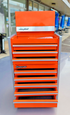 Snap-On Electric Orange Miniature Upper Top + Bottom Tool Box