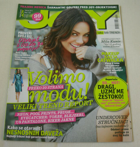 Mila Kunis - JOY - Serbian - February 2013 ULTRA RARE