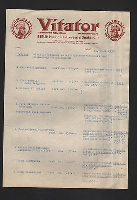 BERLIN, Brief 1938, Gebrüder Neumann Kraftfutterwerk Vitator