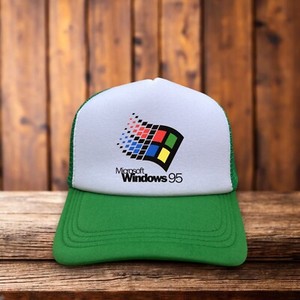 帽子 90s Microsoft Windows 95 Logo Cap 90s Microsoft Windows 95 Logo Cap - メルカリ