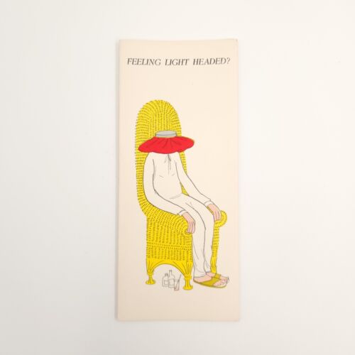 Unused Vtg Adult Humor Long Greeting Cards (8) Misc Occasions Novelty Simple Art - Picture 10 of 17
