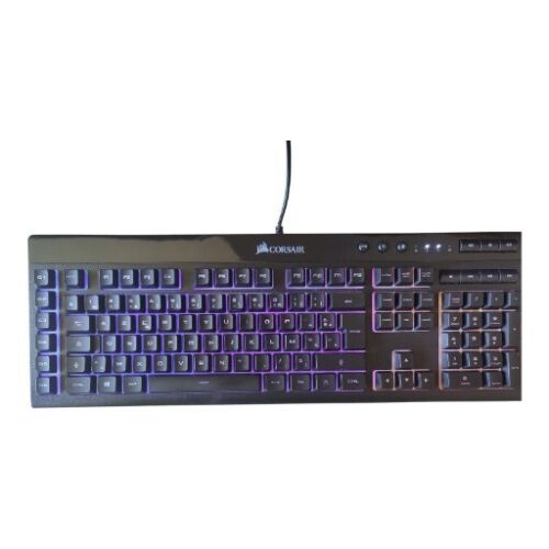 Corsair K55 RGB USB AZERTY mechanisch französisch schwarz Tastatur USB Gaming - Bild 5 von 10